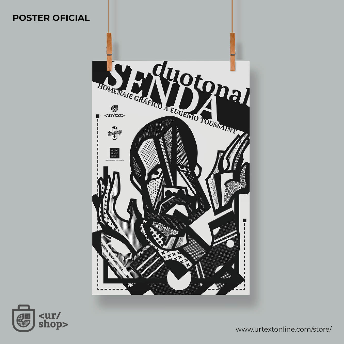 POSTER OFICIAL / SENDA DUOTONAL - HOMENAJE A EUGENIO TOUSSAINT